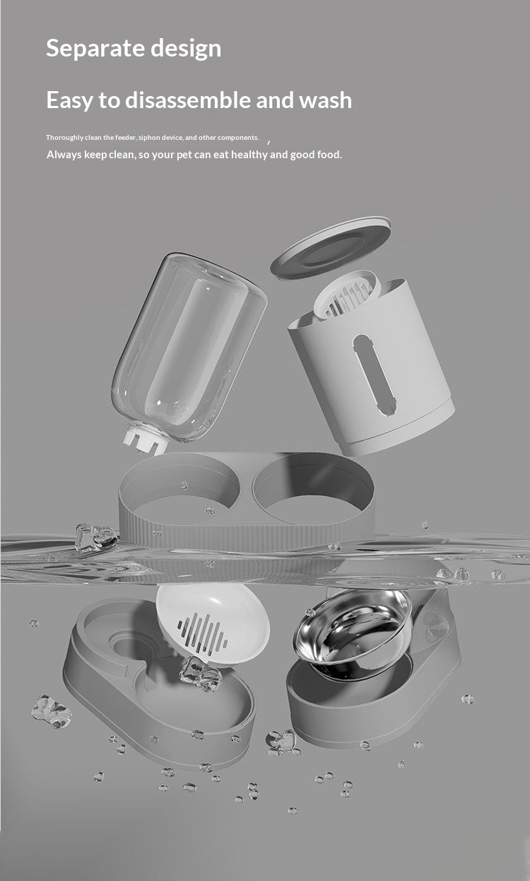 Automatic Pet Water And Food Dispenser