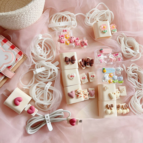 Cartoon Charging Plug Protective Cover