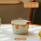 Cute Bread Relief Ceramic Bowl